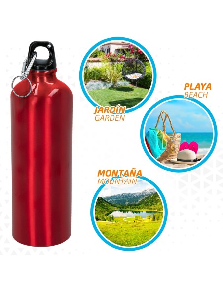 Garrafa de alumínio - Acessórios de acampamento | Distria