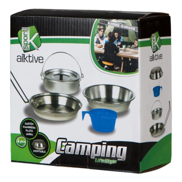 Conjunto de pratos e copos para camping | Compre por um bom preço | Distria