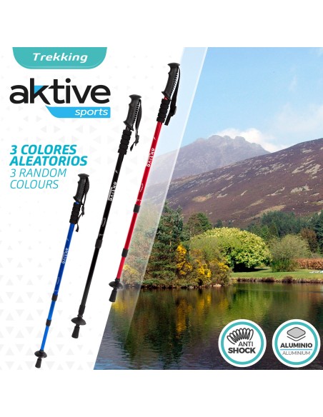 Bastão trekking regulável 135 cm | Distria