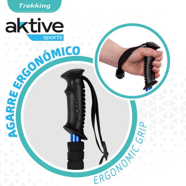 Bastão trekking regulável 135 cm | Distria