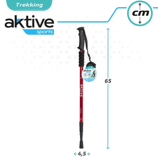 Bastão trekking regulável 135 cm | Distria