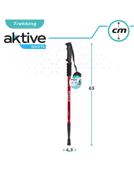 Bastão trekking regulável 135 cm | Distria
