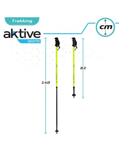 Conjunto de dois bastões de trekking extensíveis | Distria