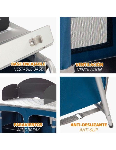 Móveis dobráveis para vento- Camping | Distria