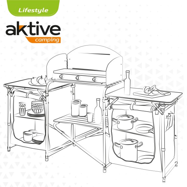 Armário de cozinha Aktive-Camping | Distria