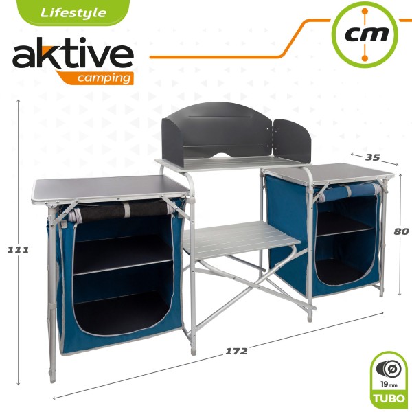 Armário de cozinha Aktive-Camping | Distria