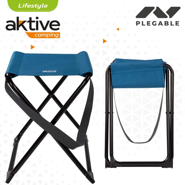Banqueta dobrável e portátil para camping | Distria.com