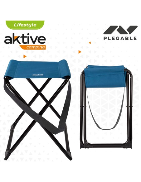Banqueta dobrável e portátil para camping | Distria.com