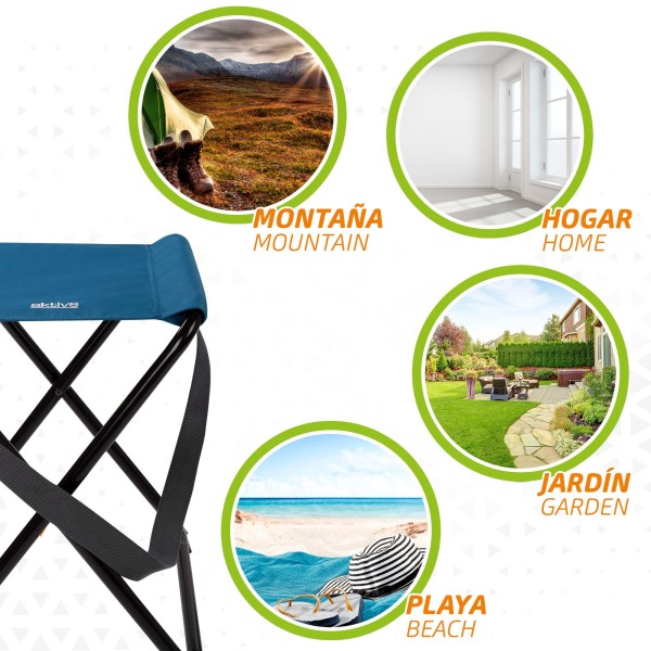 Banqueta dobrável e portátil para camping | Distria.com