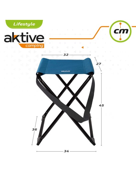 Banqueta dobrável e portátil para camping | Distria.com