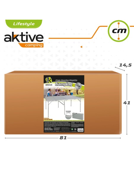 Mesa grande dobrável multiuso para camping da Aktive | Distria.com