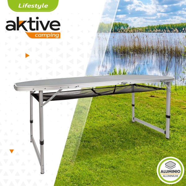 Mesa grande dobrável com altura regulável Aktive | Distria.com
