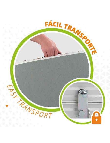 Mesa grande dobrável com altura regulável Aktive | Distria.com