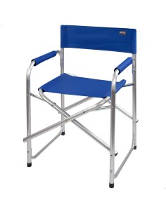 Cadeira de diretor dobrável azul Aktive | Distria
