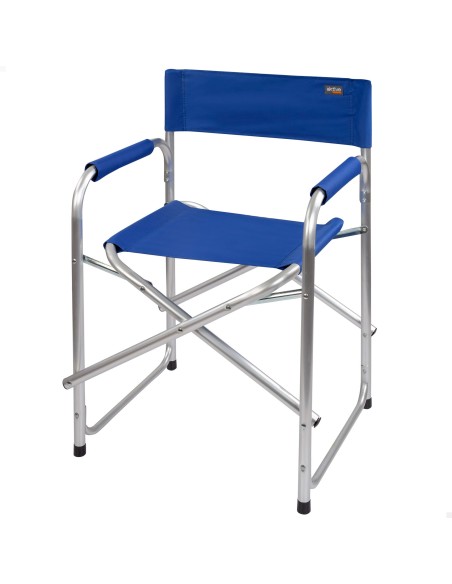 Cadeira de diretor dobrável azul Aktive | Distria