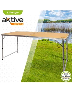Mesa dobrável para campismo 6 pessoas da Aktive |Distria.com 2