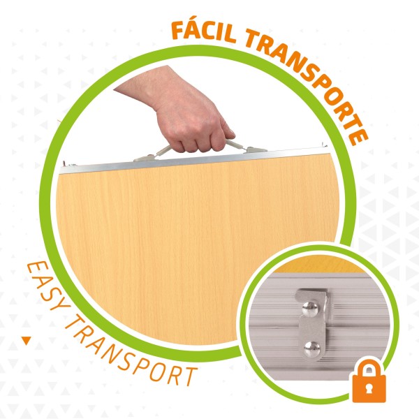 Mesa dobrável para campismo 6 pessoas da Aktive |Distria.com