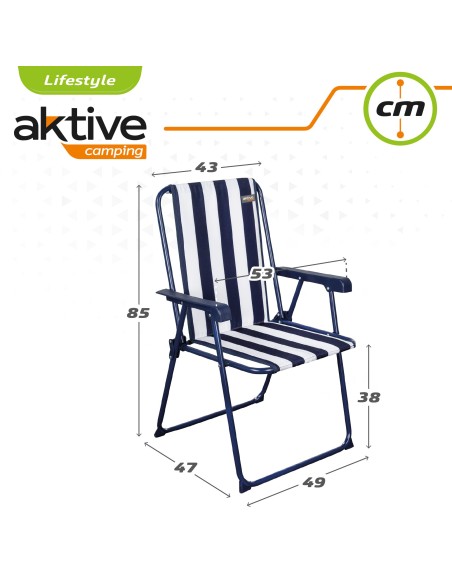 Conjunto de mesa e 2 cadeiras dobráveis de camping | Distria