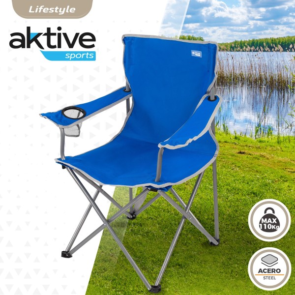 Cadeira de camping dobrável resistente | Distria