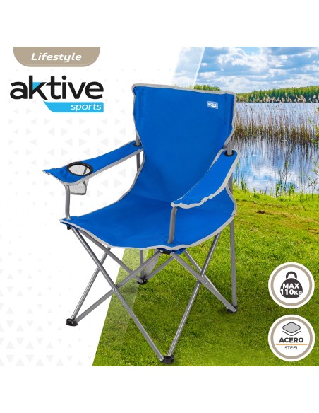 Cadeira de camping dobrável resistente | Distria