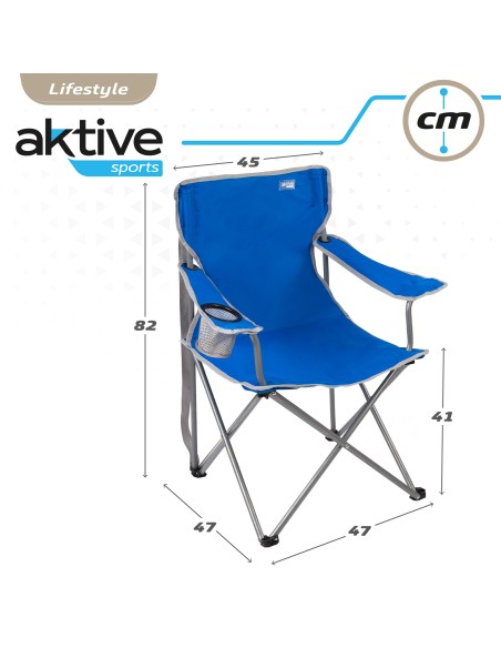 Cadeira de camping dobrável resistente | Distria