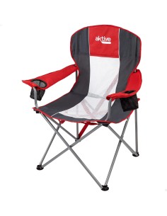 Cadeira de camping dobrável com porta-copos Aktive | Distria