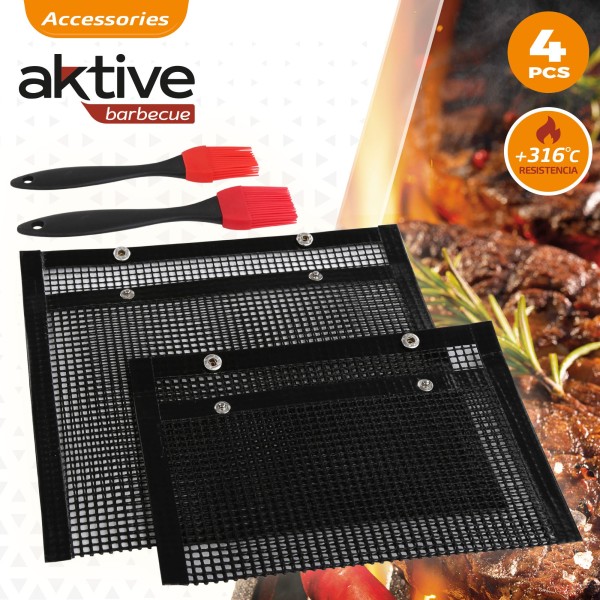 Sacos grelhados para churrascos e escovas de silicone | Distria