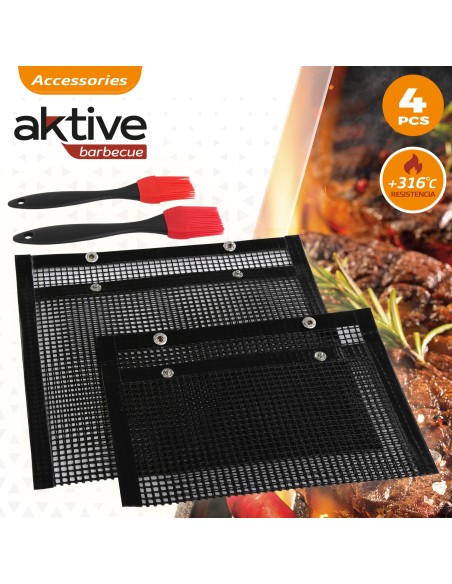 Sacos grelhados para churrascos e escovas de silicone | Distria