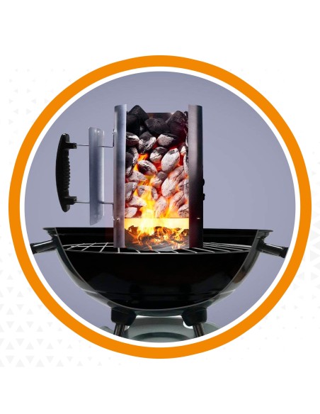 Lareira a carvão para churrascos | Distria
