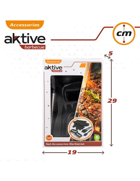 Conjunto de acessórios de churrasco | Distria