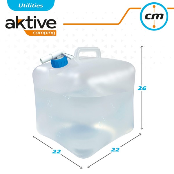Garrafa de água dobrável para camping | Distria