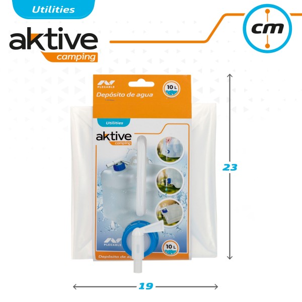 Garrafa de água dobrável para camping | Distria