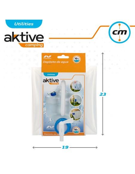Garrafa de água dobrável para camping | Distria