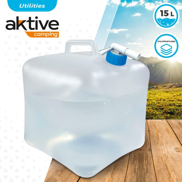 Jarro de água dobrável para camping | Distria