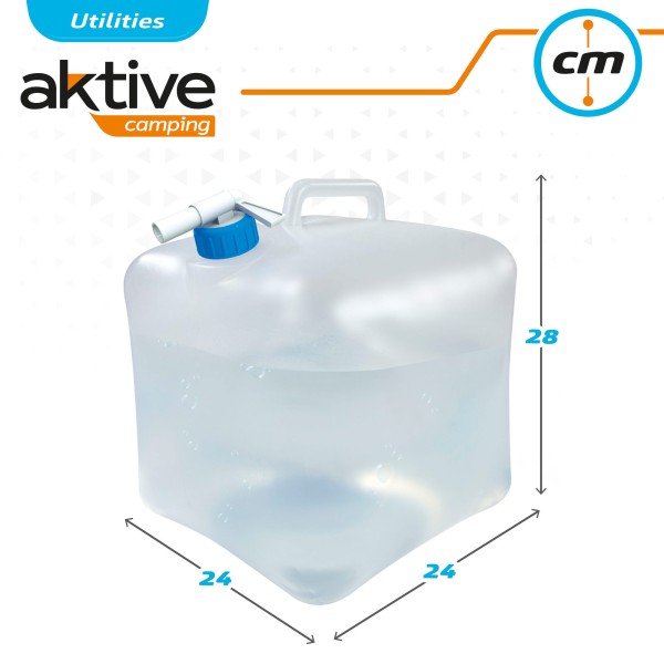 Jarro de água dobrável para camping | Distria