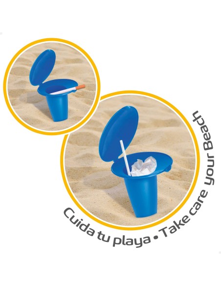 Cinzeiro de praia ecológico - acessórios de praia | Distria