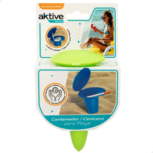 Cinzeiro de praia ecológico - acessórios de praia | Distria