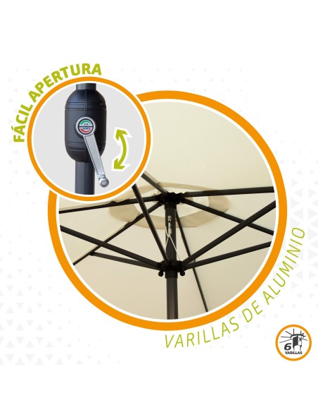 Guarda-sóis para jardim, terraço ou varanda | Distria