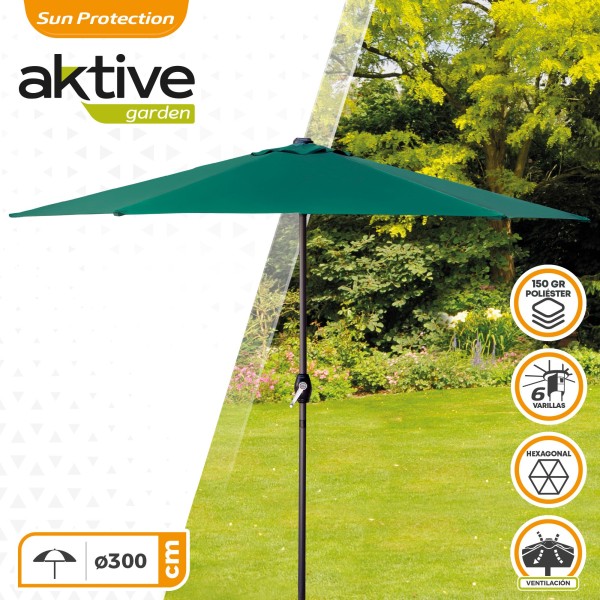 Guarda-chuva de jardim com manivela| Distria