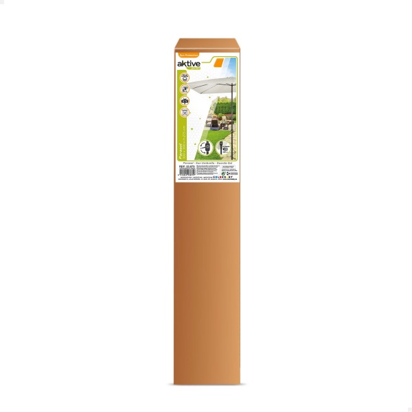 Guarda-sol quadrado na cor creme | Distria