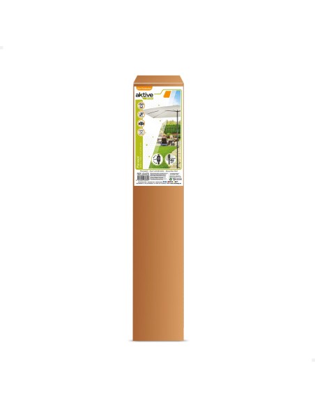Guarda-sol quadrado na cor creme | Distria