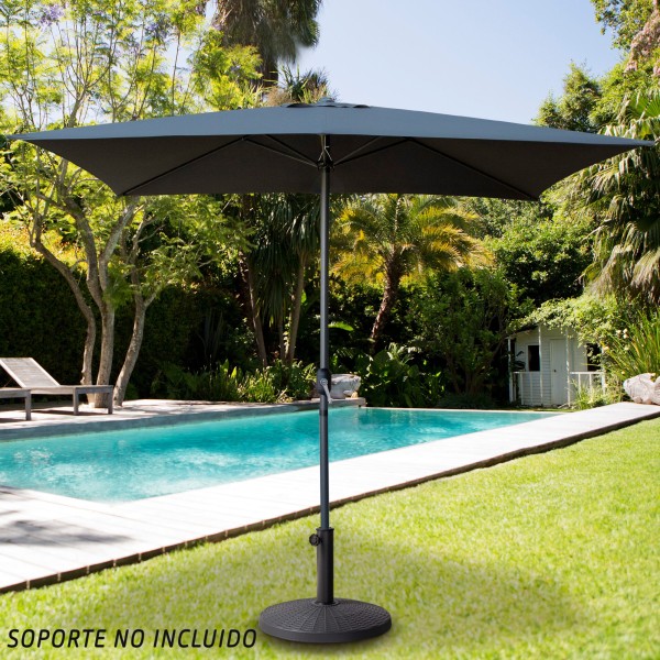 Guarda-chuva retangular para jardim | Compra segura | Distria.com