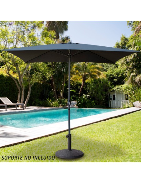 Guarda-chuva retangular para jardim | Compra segura | Distria.com