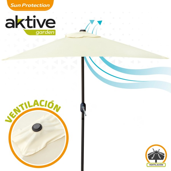 Guarda-chuva retangular para jardim | Jardim Aktive | Distria