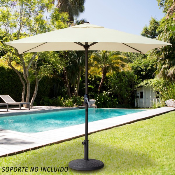 Guarda-chuva retangular para jardim | Jardim Aktive | Distria