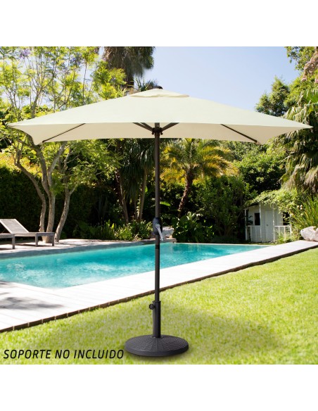 Guarda-chuva retangular para jardim | Jardim Aktive | Distria