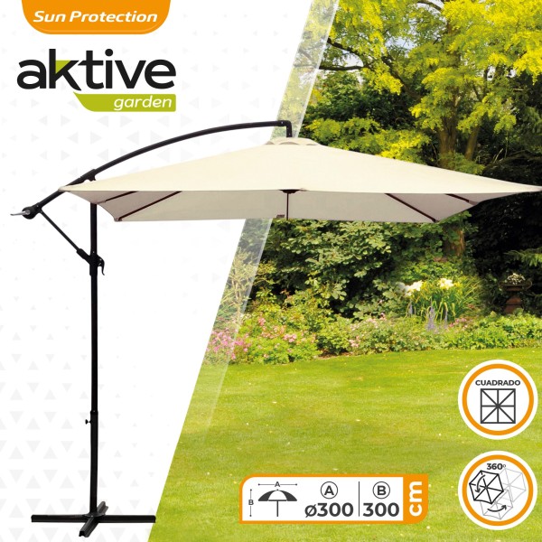 Aktive Garden Eccentric Square Parasol | Distria
