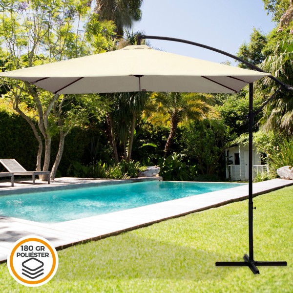 Aktive Garden Eccentric Square Parasol | Distria