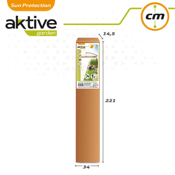 Aktive Garden Eccentric Square Parasol | Distria