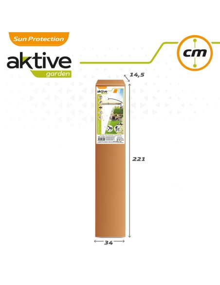 Aktive Garden Eccentric Square Parasol | Distria